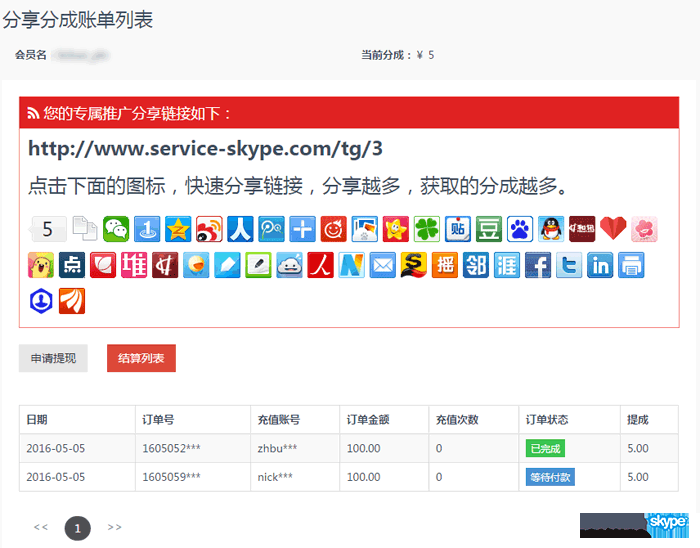 網(wǎng)站推出分享返利活動(dòng)